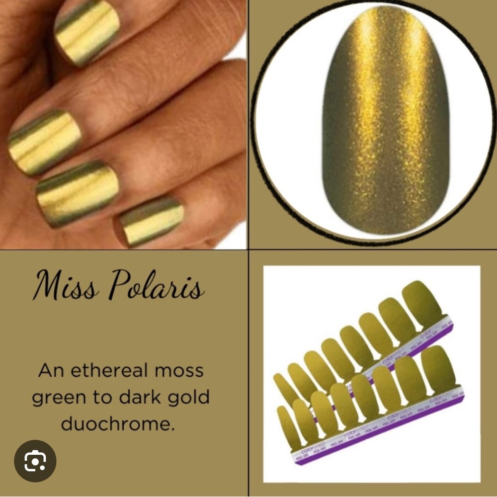 3/$25 COLOR STREET NAIL POLISH STRIPS “MISS POLARIS”-BRAND NEW SEALED IN PACKAGE